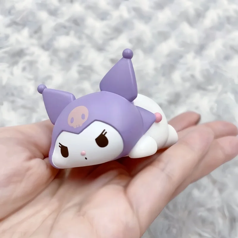 Gorąca sprzedaż Sanrio Mocchirikororin Series Blind Box Cute Anime Action Figure Niespodzianka Tajemnicze pudełko Model kolekcjonerski Dekoracja biurka Prezent