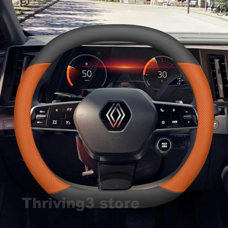 

Car Steering Wheel Cover For Renault Megane e tech Electric 5 e tech 2021-2025 Auto interior Renault Megane e tech Accessories