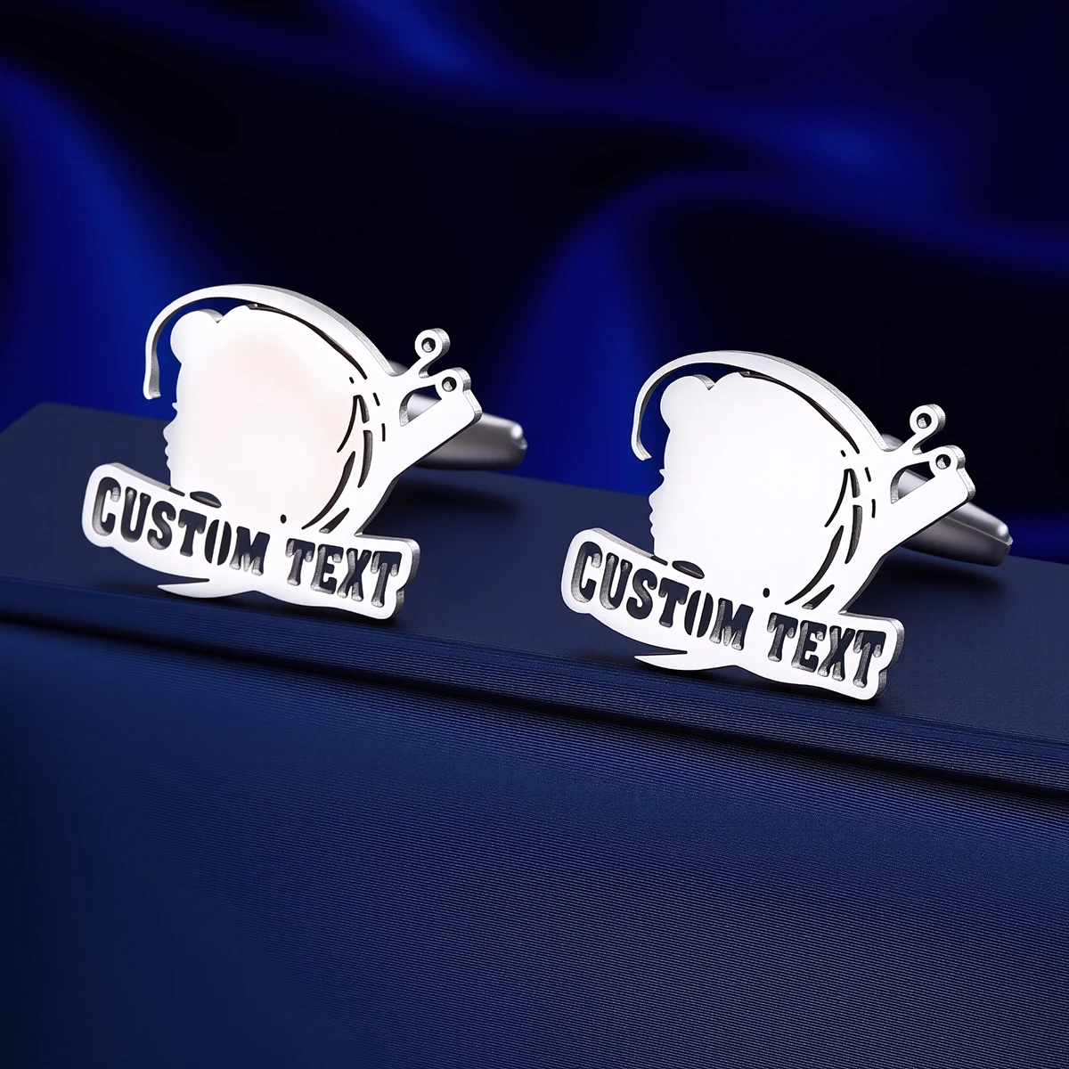 Customized Name Cufflinks Exclusive Suit Design Classic Various Suits Matched With Stainless Steel Exquisite Gifts