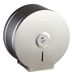 Wall-mounted Paper Organizer Bathroom Stainless Steel Big Tissue Rack Home Hotel Toilet Roll Paper Holder With Lock,휴지걸이