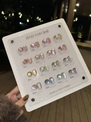 JIAOYANSHE 16 colors Cat eye Nail gel Non-toxic Uv gel Nail art kit Eco-friendly vegetable glue New model 2024 Nail salon
