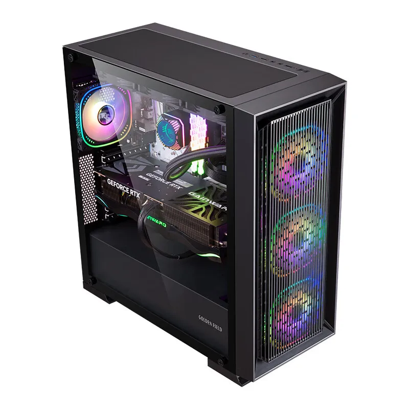 

99A computer case, double 360 water-cooled E-ATX main board 7 fan positions, full side penetration