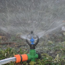 360 Degree Rotating Garden Watering Sprinklers With 1/2 Male Thread Farm Lawn Vortex Nozzles Garden Drip Irrigation Sprinklers