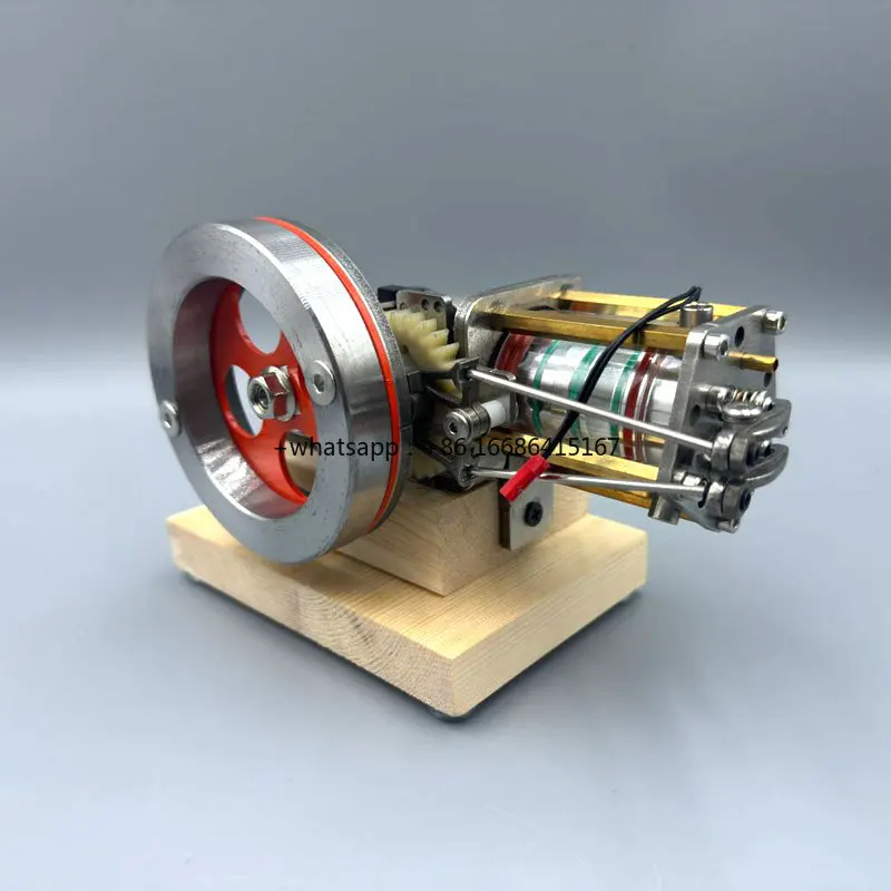 

Новый горизонтальный двигатель с водяным охлаждением, одноцилиндровый металлический четырехтактный двигатель внутреннего сгорания, модель игрушки ручной работы «сделай сам»