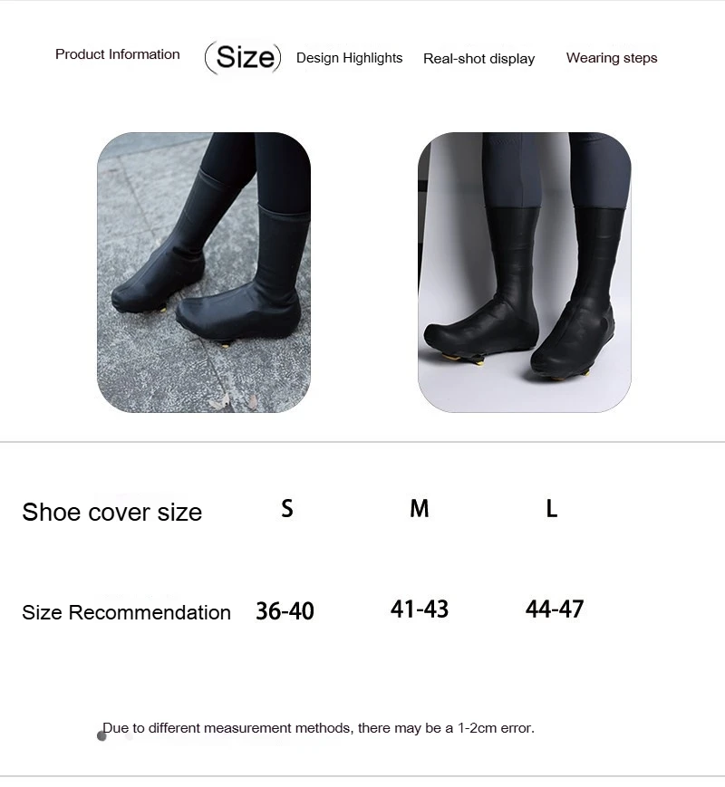 Rennradschuhe, Silikon-Schuhüberzieher mit Verriegelung, winddicht, wasserdicht, leicht zu reinigen, für Renn- und Mountainbike-Zubehör. – Detail 6