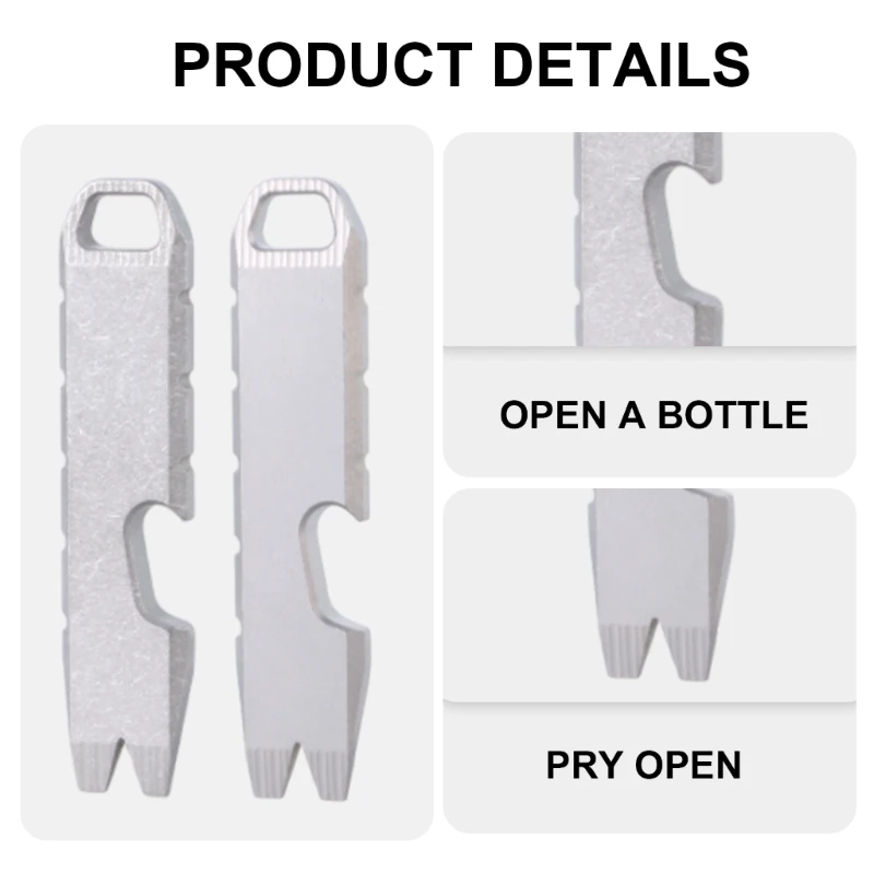 โลหะ Prybar Crowbars Multi เครื่องมือที่เปิดขวดมัลติฟังก์ชั่นสำหรับ Camping Dropship