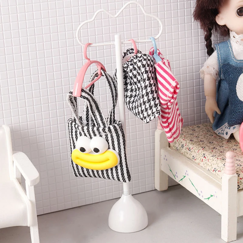 1:12 Dollhouse Clouds Coat Rack Clothes Hanger Model Dollhouse Miniarure Furniture Decor Toys Micro Scene Construction Props