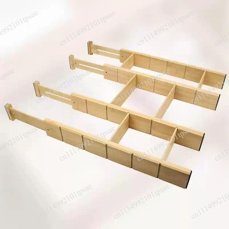 Adjustable Drawer Divider Bamboo Expansible Drawer Divider Organizer Storage Racks and Shelves