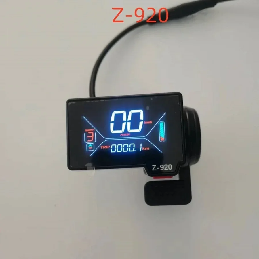 Z-920 6 Pin LCD Display With Accelerator Handle  with 48V 500W Controller For Kugoo M4 Electric Scooter Parts