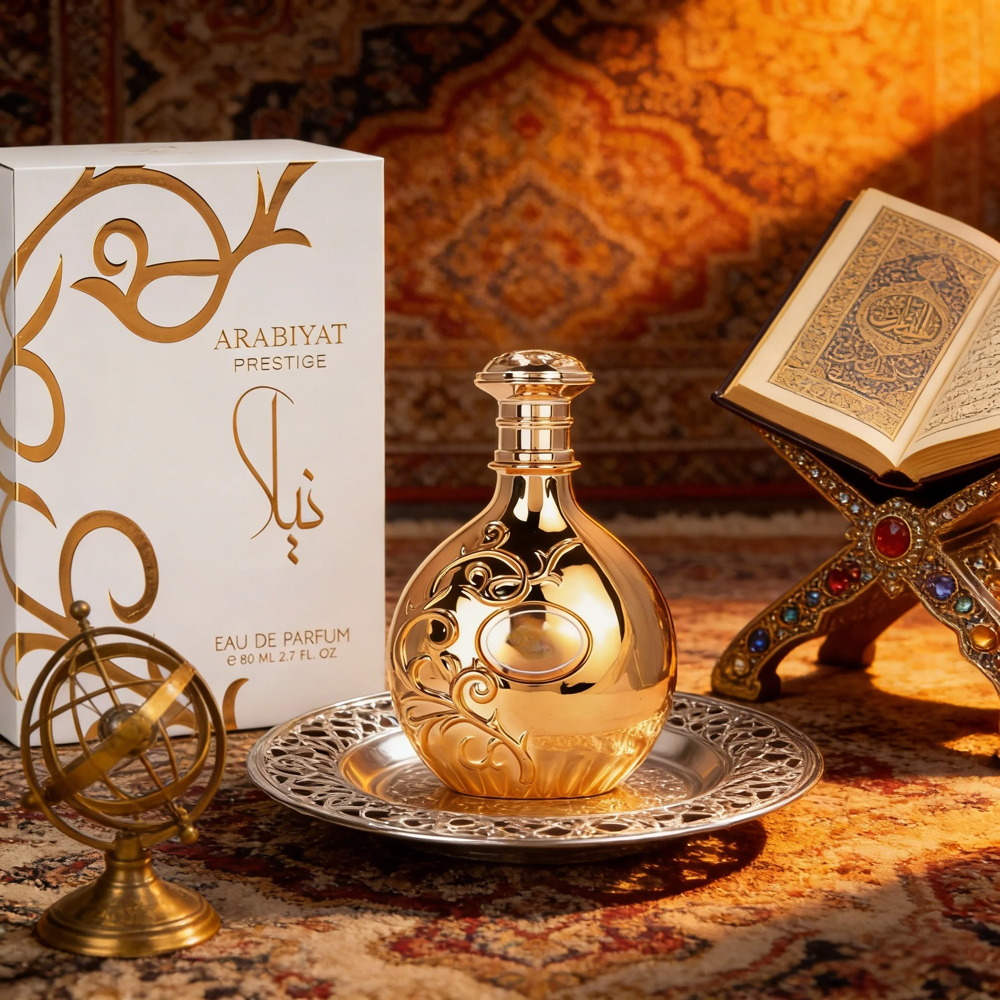 

Arabiyat Prestige Nyla Eau de Parfum, Luxury Oriental Floral Women's Perfume, Long Lasting Exotic Fragrance, Ideal Holiday Gift