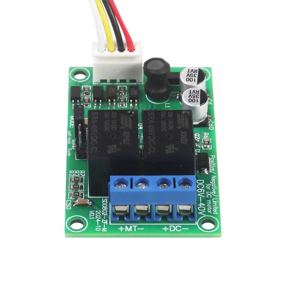 6V 12V 24V Mini DC Motor Forward Reverse Controller 4A Relay Driver Module Lifting Control with Limit Switch