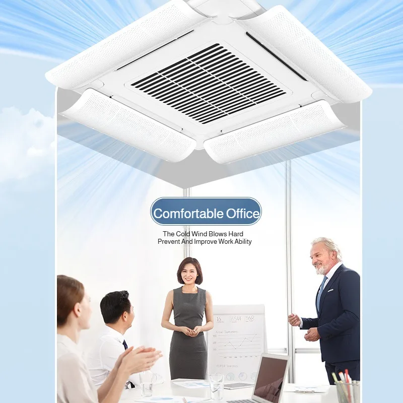 Central Air Conditioner Wind Shield Practical Punch-free Anti-direct Blowing Wind Shield Air Conditioner Anti-direct Blowing