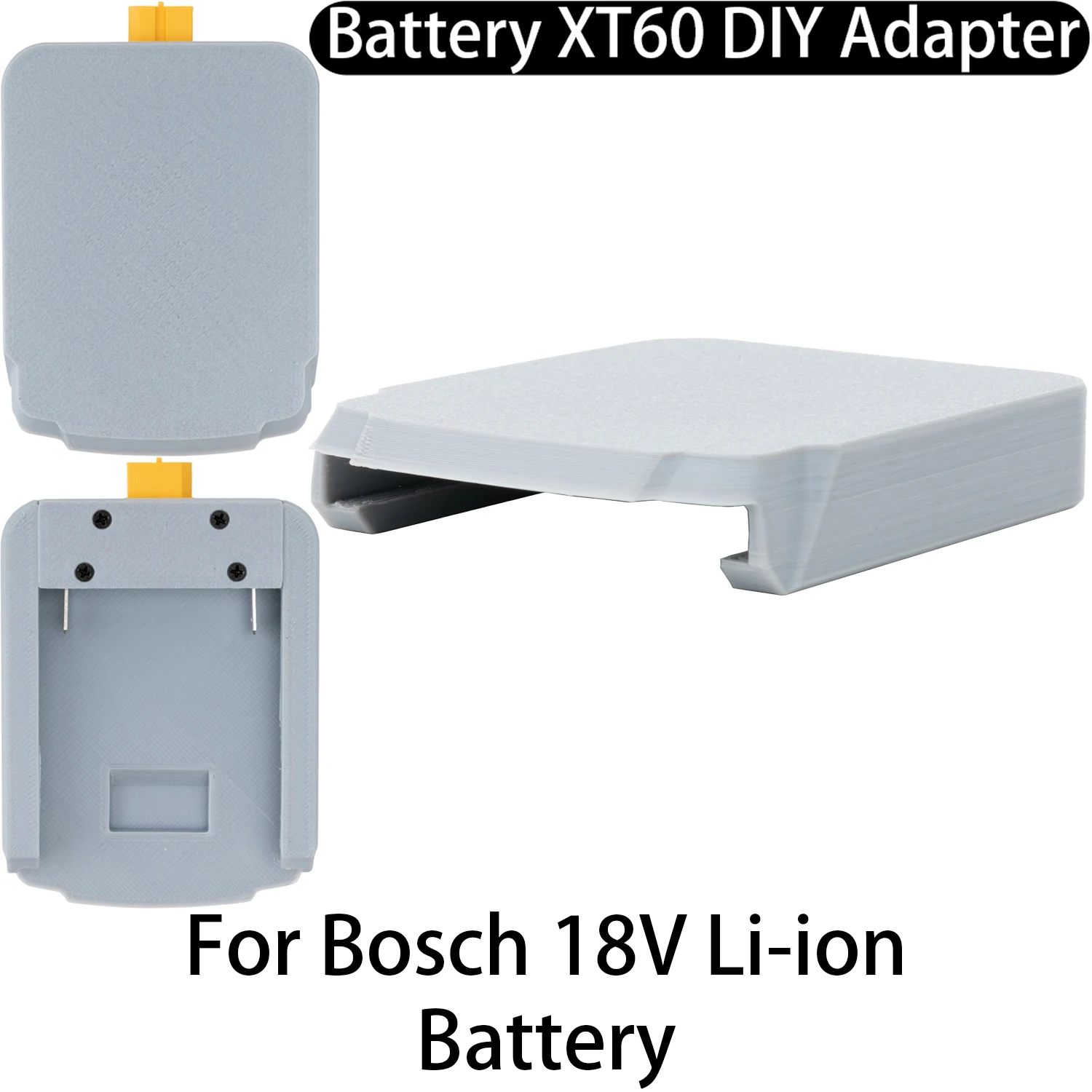 Battery DIY Adapter XT60 Female Connector For Bosch 18V Li-ion Battery Accessory Power Tools Outdoor Power Supply