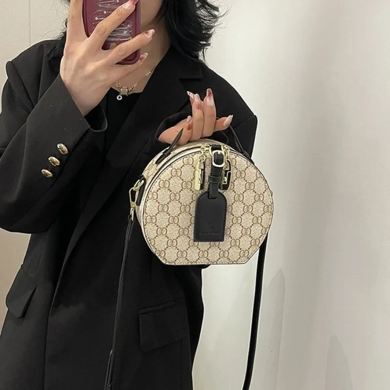 

Универсальная женская сумка через плечо с монограммой, вместительная и функциональная сумка для повседневного использования