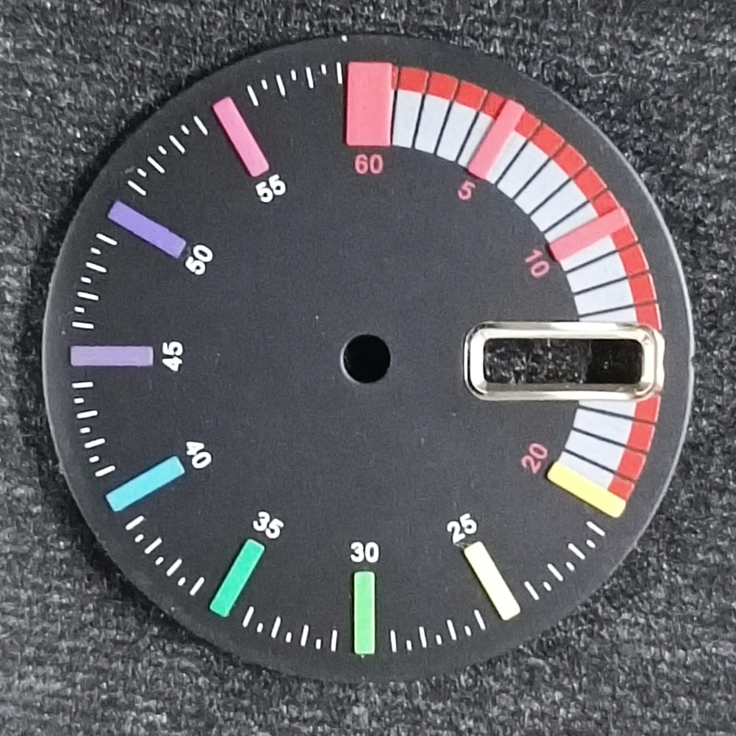 Asséptico Rainbow Watch Face Acessório, 28,5mm, NH36