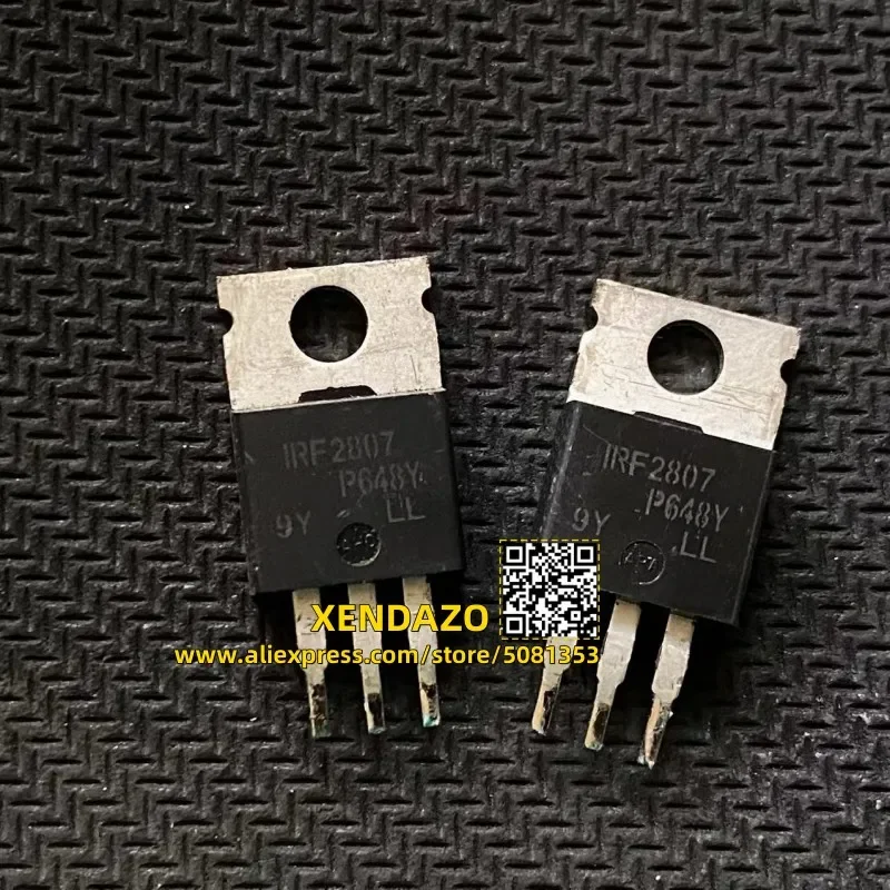 10PCS/LOT IRF2807 F2807 IRF2807PBF 82A 75V TO-220 MOSFET