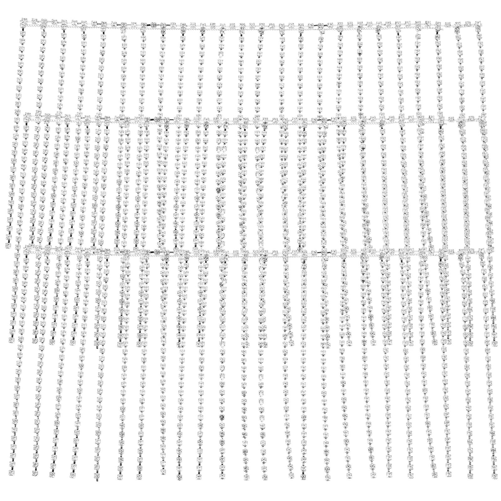 

Rhinestone Tassel Water Drill Chain For Diy Jewelry Craft Crystal Claw Chain Clothes Fringe Trim Sewing Accessory