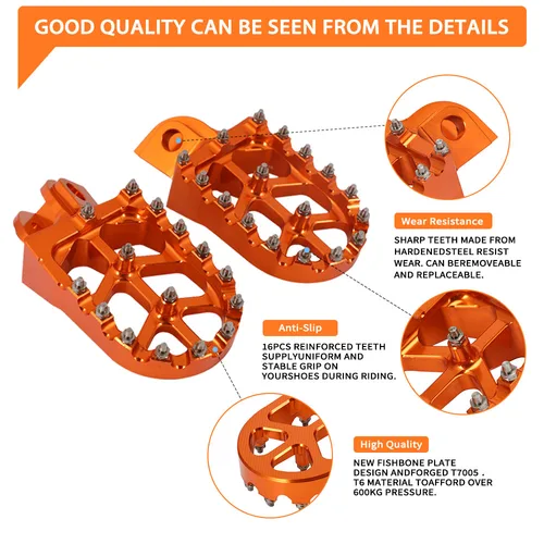Imagen 2 del producto Pedales de palanca de cambios de freno para motocicleta, punta de paso para KTM SX XC EXC EXC-F XC-F XC-W SX-F 125 150 200 250 300 400 450