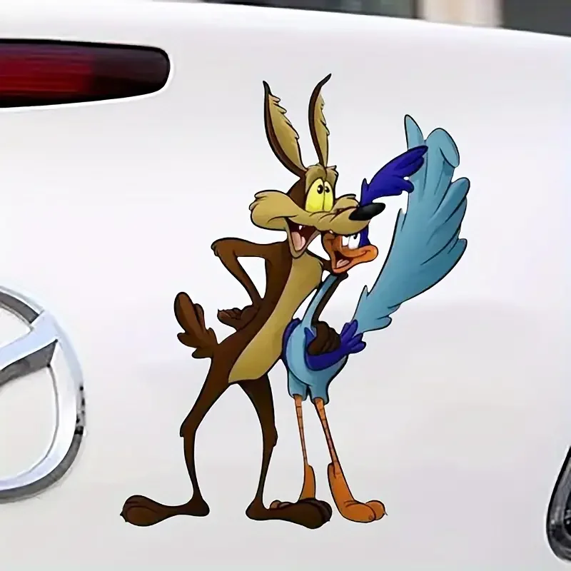 For Clip Art Road Runner Cartoon Fine Car Stickers, Vinyl Fashionable Occlusion Scratch