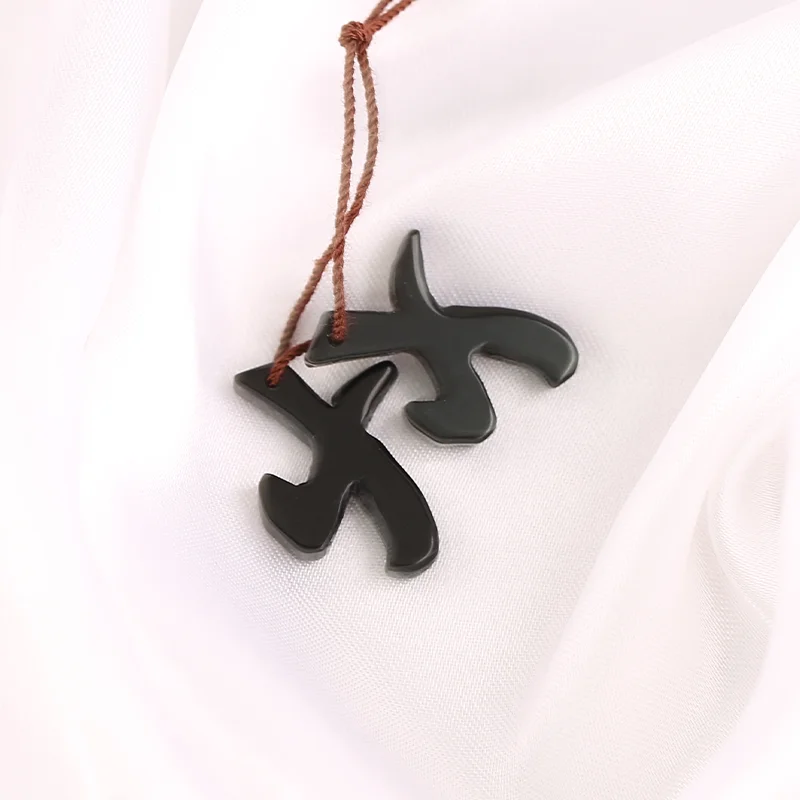 B&F Obsidian Earring Beads for Jewelry Making, Handmade Natural stones beads, Polished Stones for jewelry Making Supplies