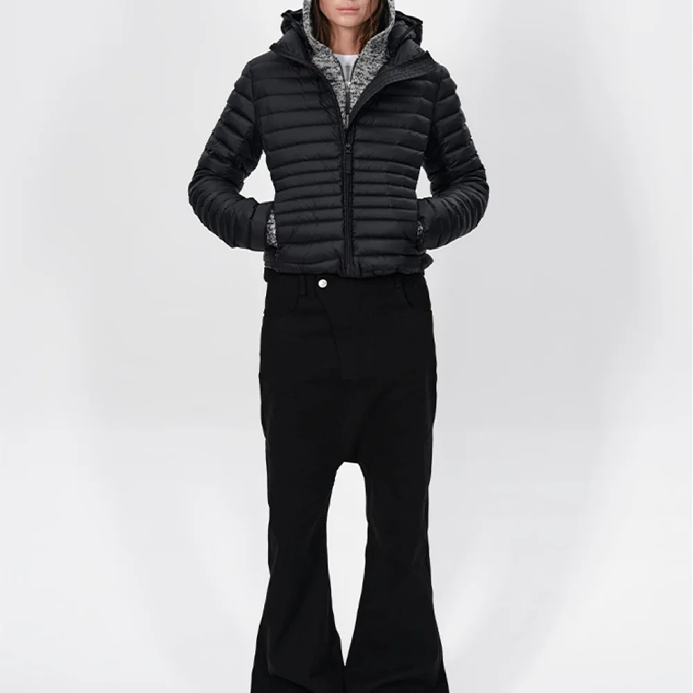 2025 inverno feminino leve para baixo jaqueta quente fino ajuste com capuz jaqueta y2k nova moda de alta qualidade outerwear sutiã