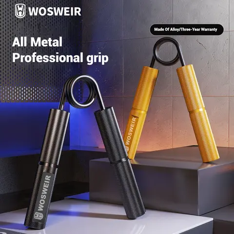 WOSWEIR-Type A 그립 남성용 스포츠 전문 손 근력 훈련 피트니스 강화 재활 휴대용 스트레스 릴리프 홈
