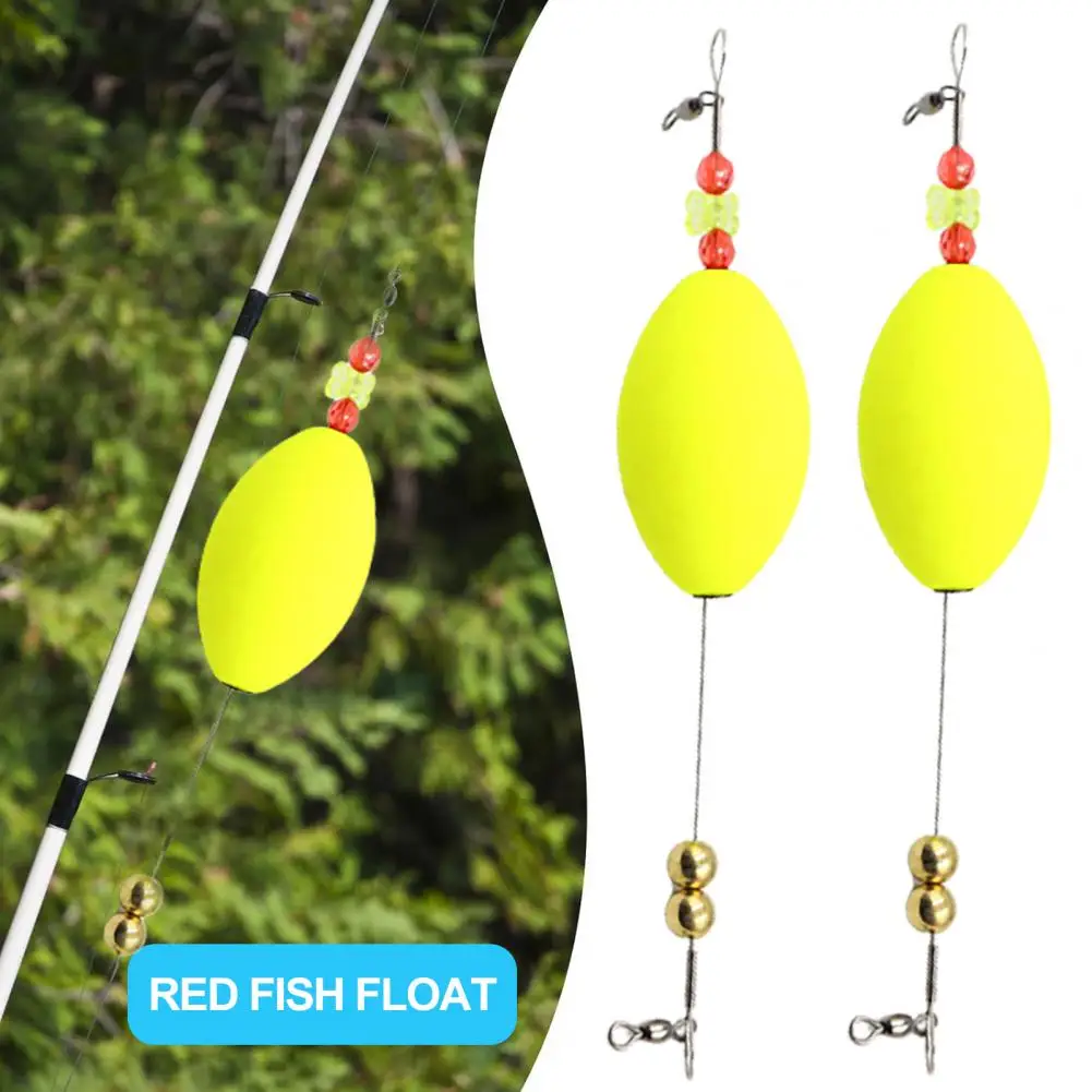 Fish Float Vibrant Color Fishing Bobbers Weighted Popping Floats with Strong Buoyancy Ideal Saltwater Freshwater Accessories