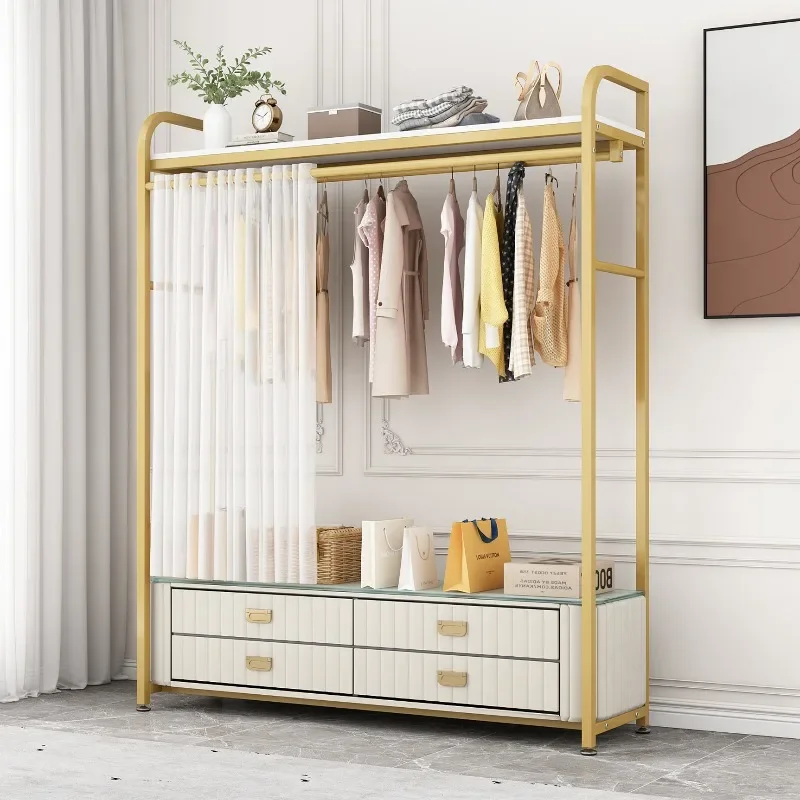 Luxury Indoor Coat Racks Organizer Storage Filing Cabinets Wardrobes Coat Racks Modern Garment Perchero Lounge Suite Furniture