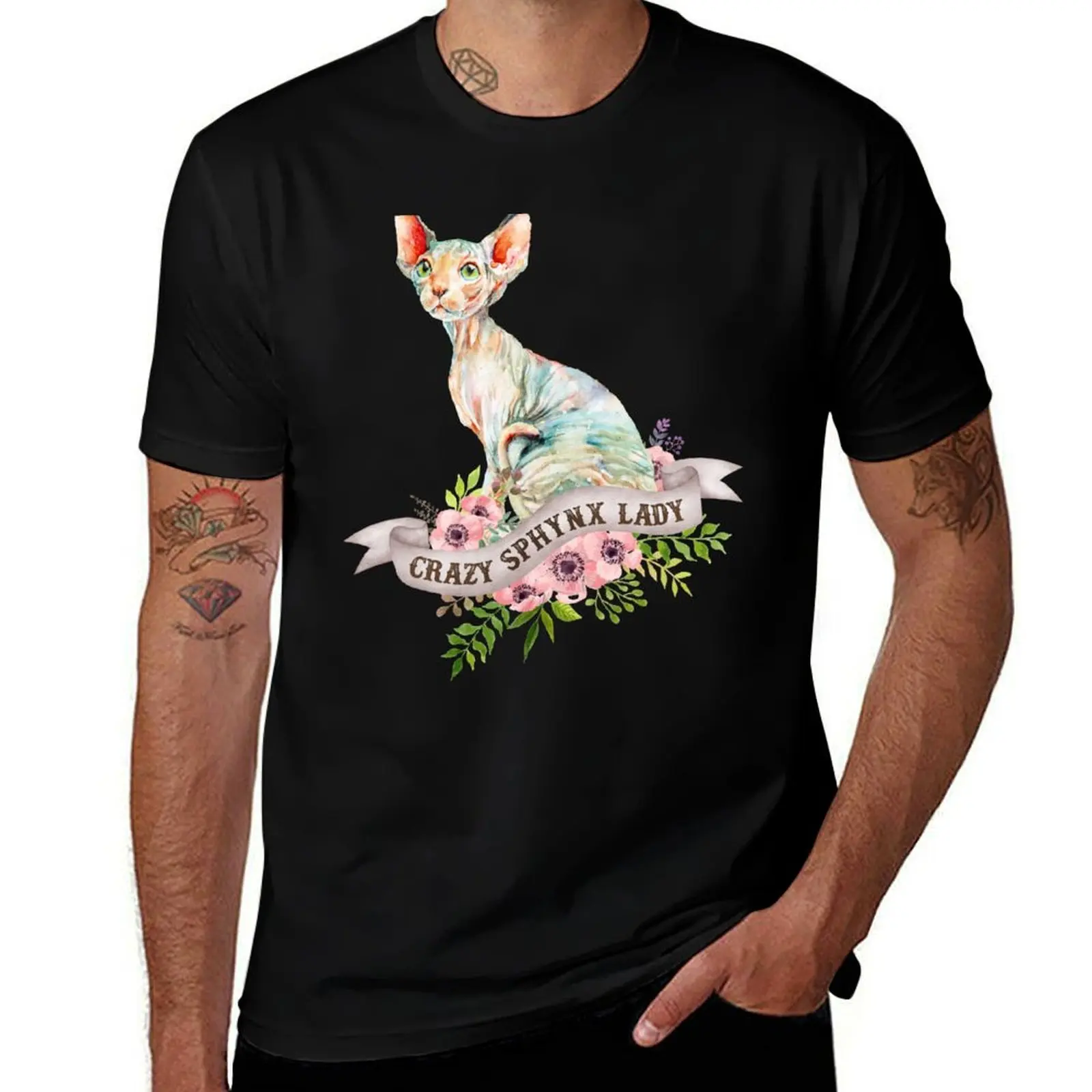 

man Sphynx t plain t shirts man shirt shirt Lady T-Shirt man graphic t designer Crazy