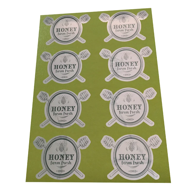 Eigene Form Aufkleber Label Druck für Verpackung Box