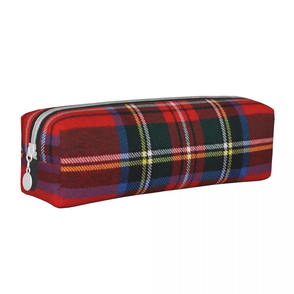 Plaid Stewart Royal Modern Tartan Pencil Case Christmas Pen Box Bag Girls Boys Big Capacity Students School Gift  Pouch