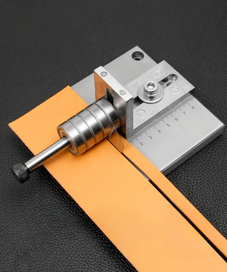 

PG-90 DIY Handmade Leather Cutting Machine Leather Cord Belt Leather Strip Stainless Steel Cutter Set