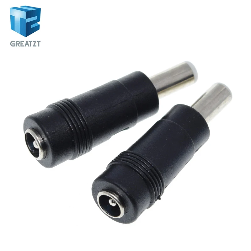 GREATZT 5.5 x 2.1mm Female To 5.5 x 2.5mm Male DC Power Connector Adapter Laptop 5.5*2.1 Female To Male 5.5*2.5