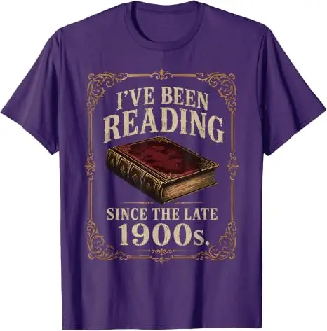 Ich habe seit den späten 1900er Jahren gerne gelesen - Lustiges Buchliebhaber-T-Shirt Y2K Vintage Reader Grafik-Spruch-T-Shirt Kleidung für Frauen Männer Geschenk – Detail 12
