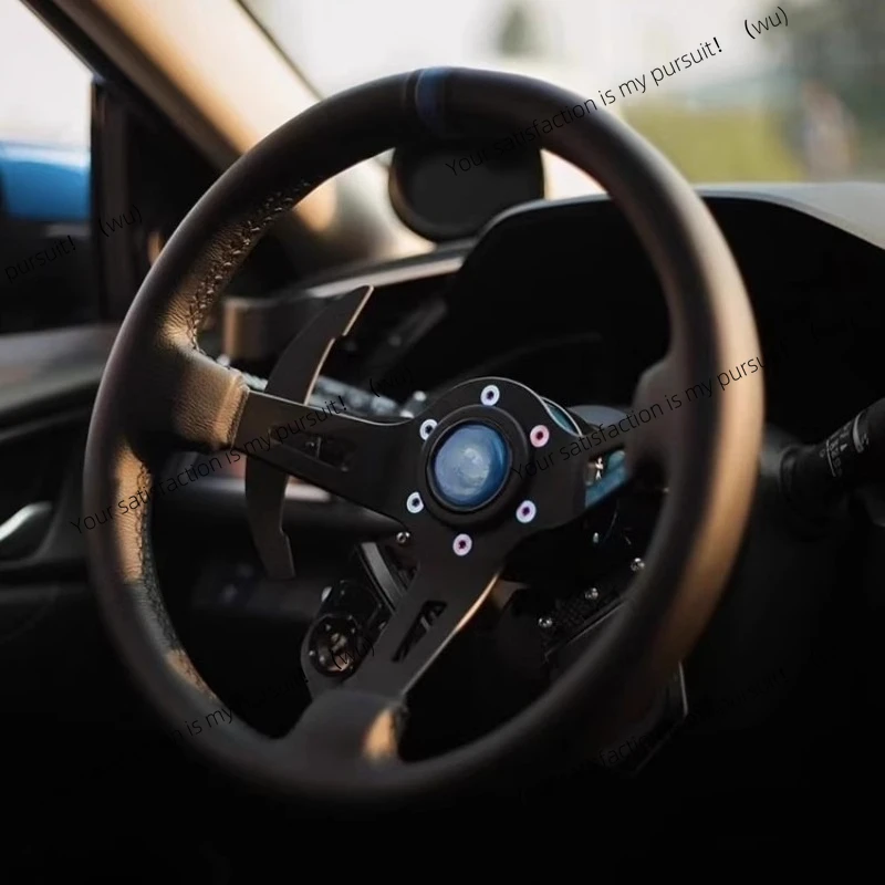 

14-Inch car modified competitive racing steering wheel for MOMO sports leather steering wheel