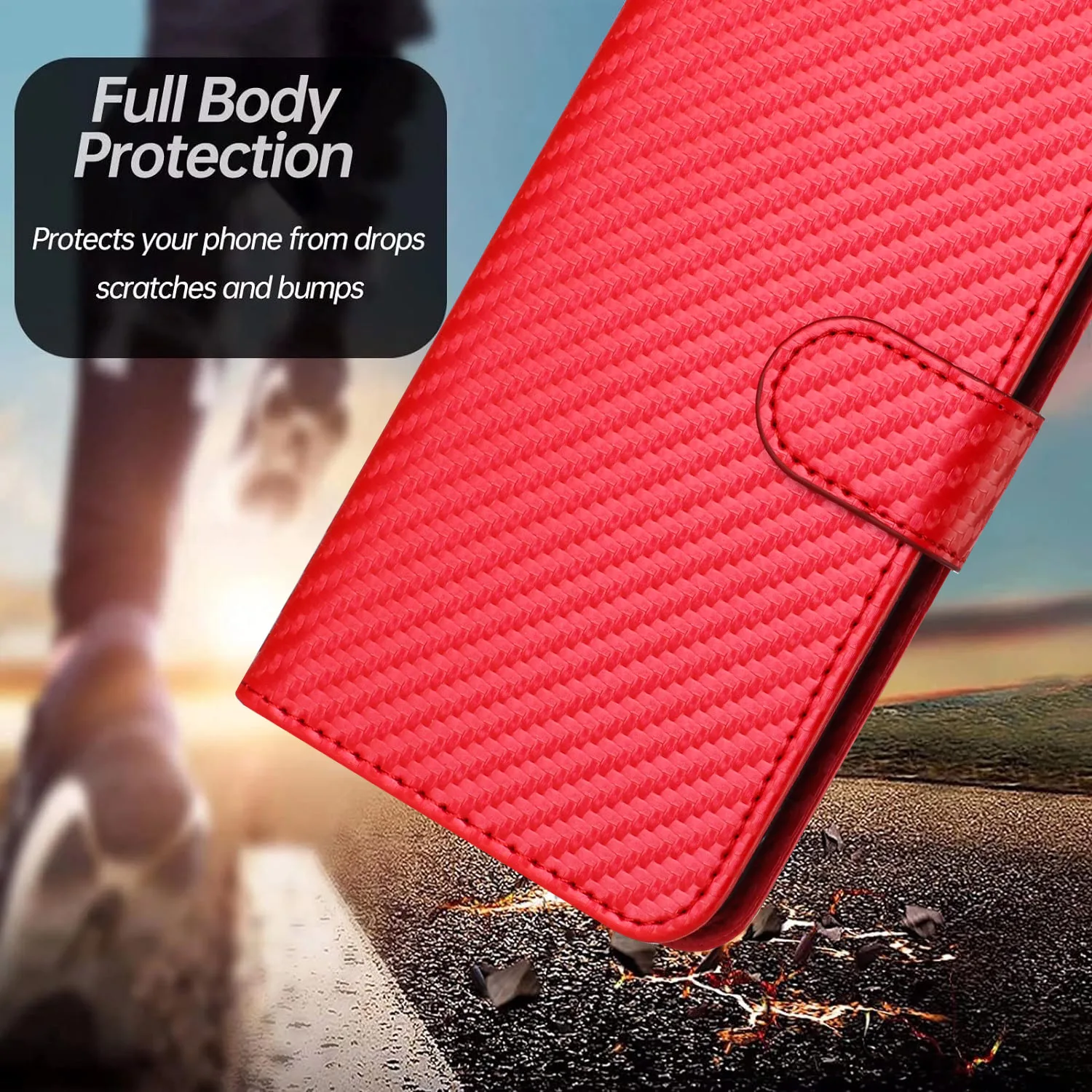 Magnetic wallet case for Motorola Moto G Power 4G 2024 G34 G04 Edge 40 Neo E13 E22 G73 G53 Sony Xperia 10 V 2023 1 IV