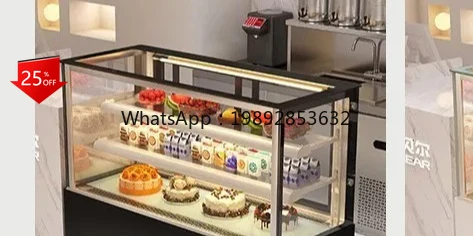 

refrigerated display cabinet commercial small rear door air-cooled desktop fresh-keeping cooked food west point cabinet