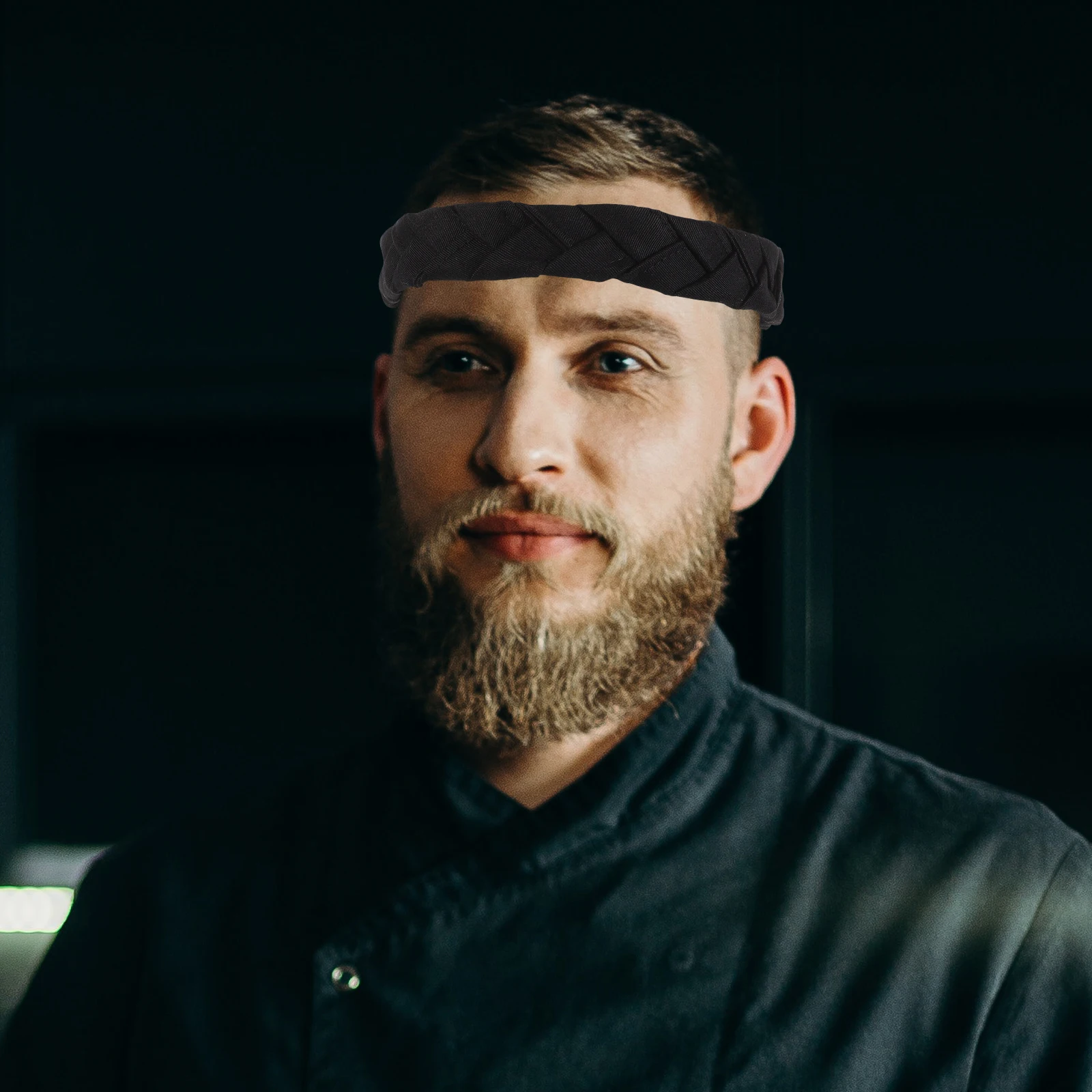 

Braided Head Rope Headband Black for Men Headbands Hair Sweat Karate Japanese Tennis