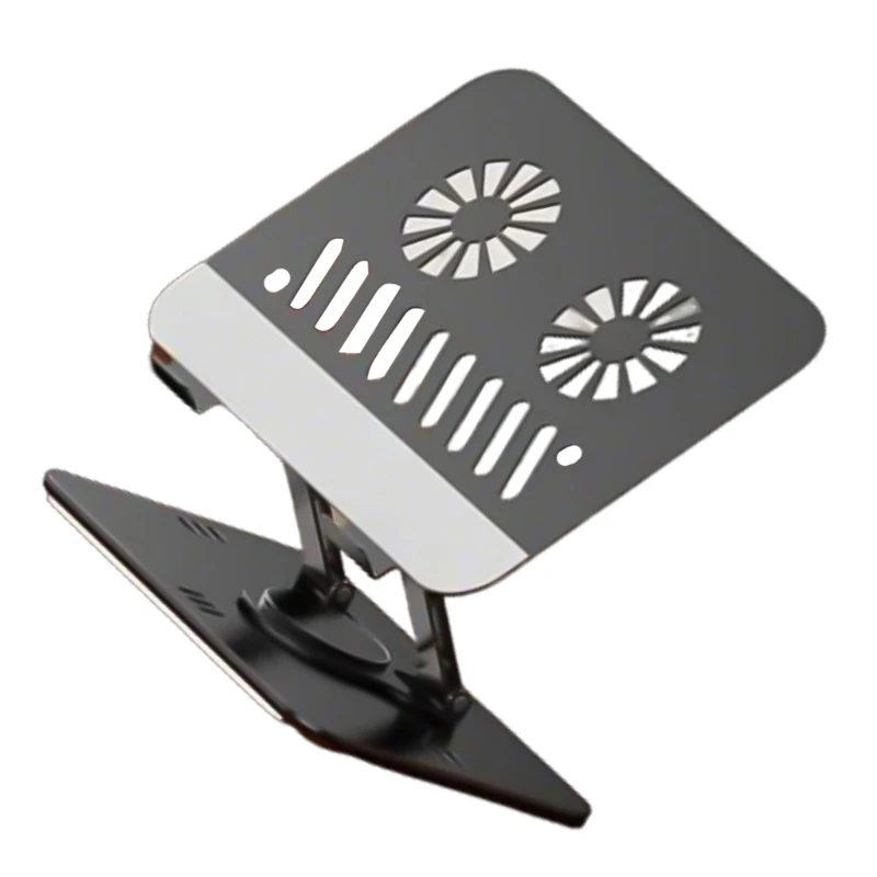 Multiple Angle Aluminum Desktop Stand for Tablets 360 Degree Rotating Adjustable Height Heavy Tablet Support Bracket