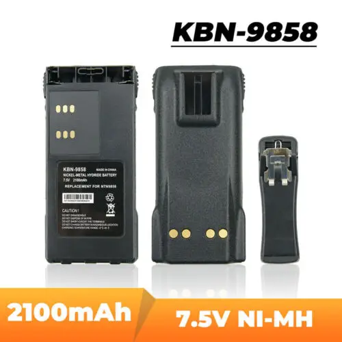 KBN-9858 baterai Ni-MH 7.5V 2100mAh untuk Radio Walkie Talkie Motorola XTS2250 XTS2500 XTS1500 Radio dua arah