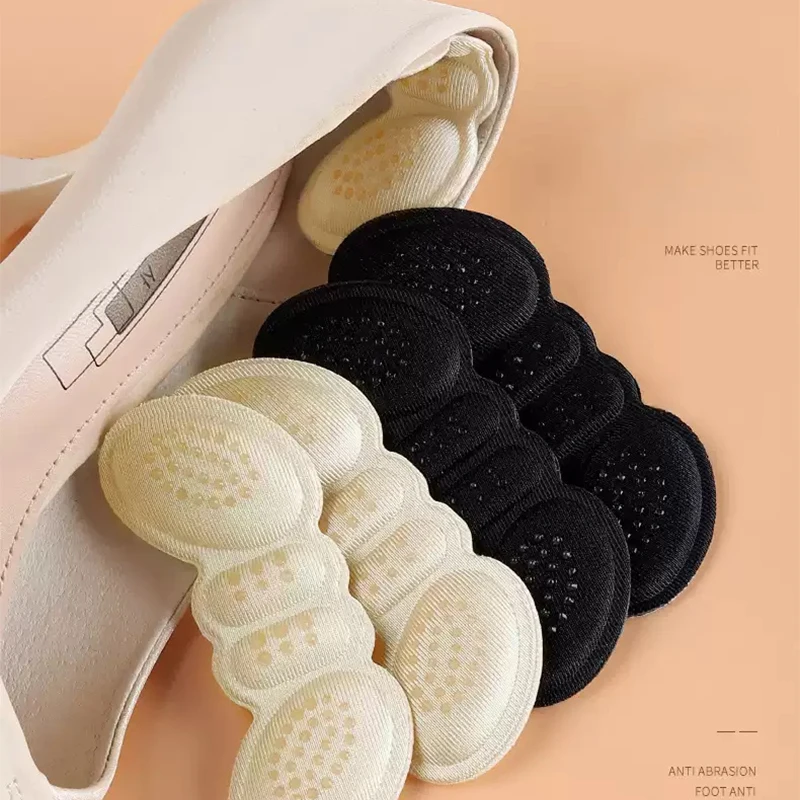 3pairs Women High Heel Inserts Pads Adjust Size Anti-wear Adhesive Insoles Protector Sticker Pain Relief Foot Care Shoes Cushion