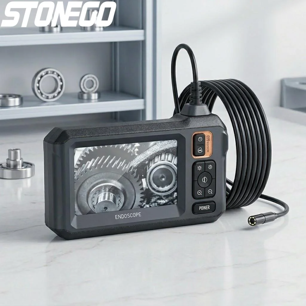 

Эндоскопическая камера 1080P HD с Wi-Fi, кабель 10 м, двойная линза, 4,3-дюймовый ЖК-дисплей, инструмент для авторемонта