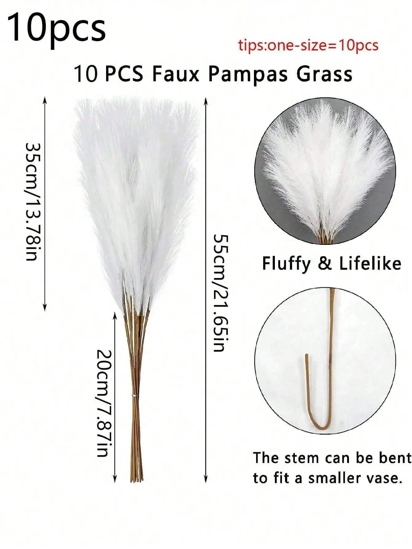 Brighten Up Your Space with Our Colorful Pampas Grass Collection - Perfect for Any Home Decor Style!