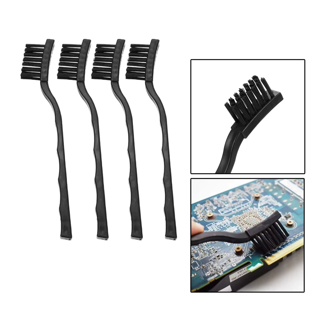 5Pcs ESD Anti-Static Cleaning Brush, Static Safe Brush for PCB Electronic Component Repair Dust Removal