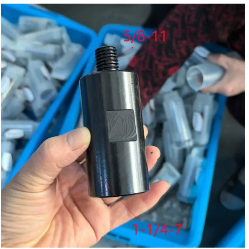 

1 Pcs Thread Adapter for Diamond Drill Core Bits 1 1/4"-7 M22 and 5/8"-11 Thread Connection Convertor Construction Tools
