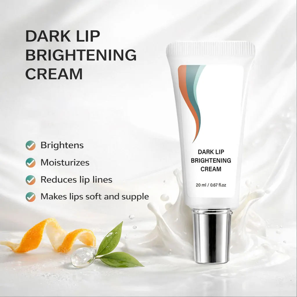 Dark Lip Brightening Cream 20ml/0.67Fl Oz Gentle Hydrating Lip Care Balm Unisex Lip Primer Lip Tone Enhancer Moisturizing Daily