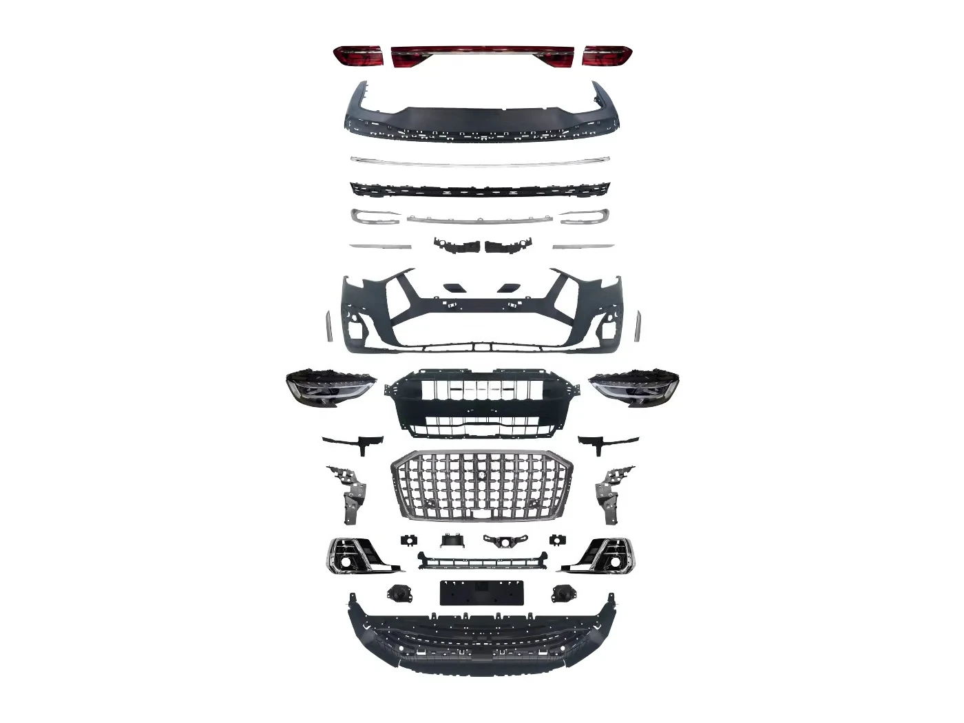 

STLF Auto Parts for A8 D5 2018-2022 Bodykit Upgrade D5PA Horch Style 2023+ LED Headlight Bumper Fenders Easy Installation New