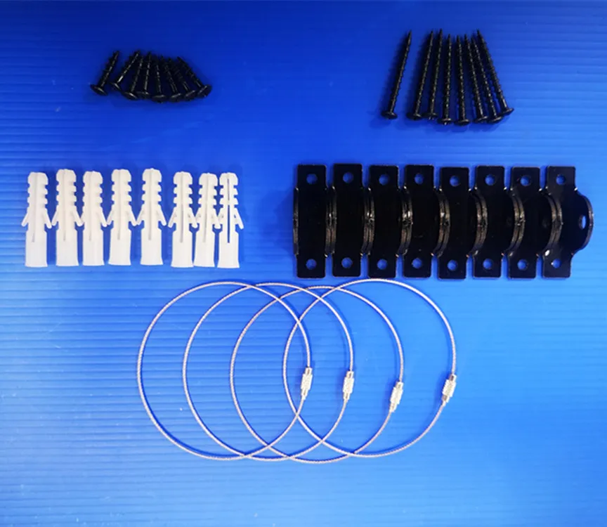 Steel Furniture Anti Tip Strap Kit Wall Brackets Screw Mounting Hardware Cabinet Bookcase Storage