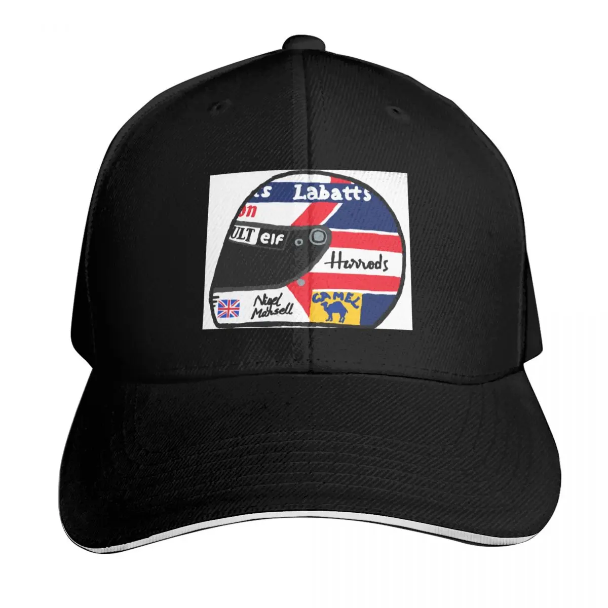 

Nigel Mansell Helmet Baseball Cap Hat Baseball Cap sailor cap for men foam party Hat party Hat Mens Hats Women's