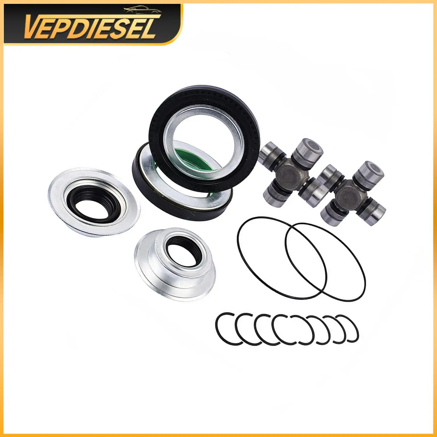 

1 set Front Axle Seal And Greaseable U Joint Kit For Ford F250 F350 Super duty 05-14 014835 2017426 54983 53217 2023068 spl55-3x